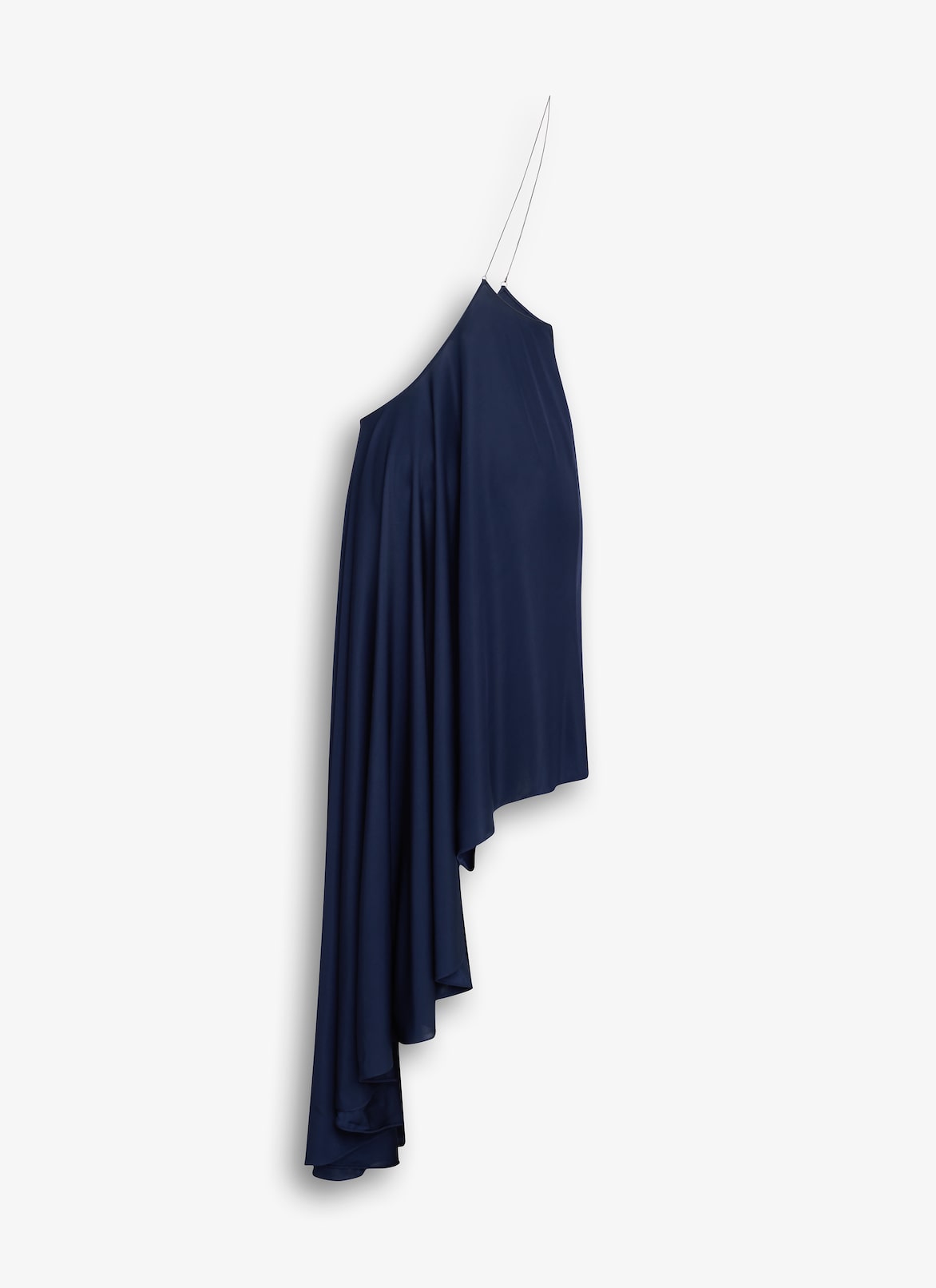 JERSEY SUSPENDER SKIRT ALAÏA DARK BLUE JERSEY SUSPENDER SKIRT